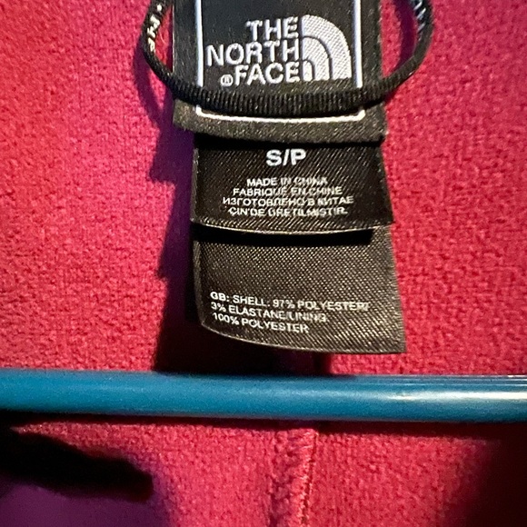 The North Face Softshell Jacket Womens Small S TNF Apex Maroon Full Zip Size S - Picture 11 of 16